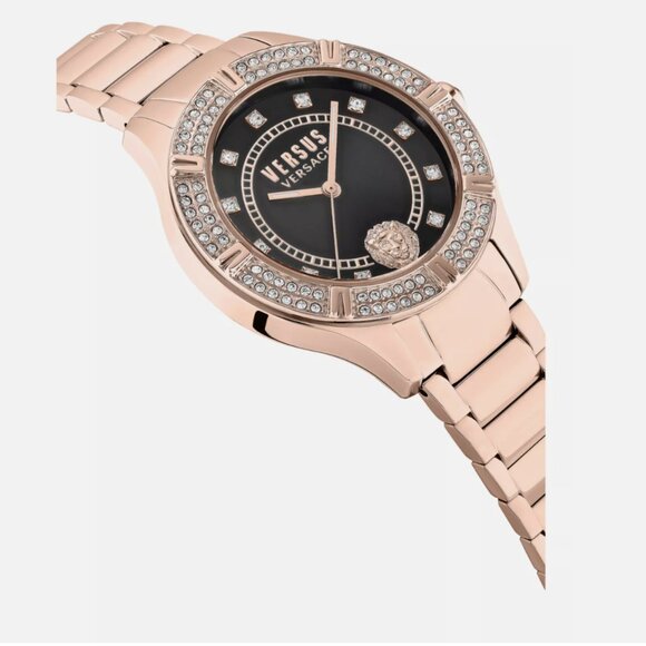 Versus Versace Womens Rose Gold 36mm Bracelet Fashion Watch